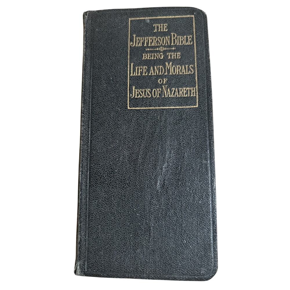 RARE First Edition of The Jefferson Copyright 1904 Holy Bible